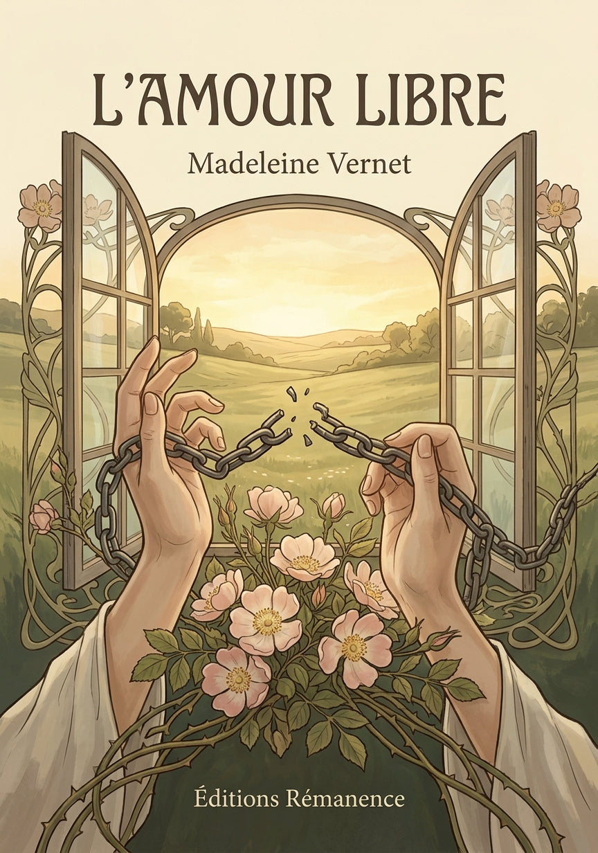 Livre L’Amour libre par Madeleine Vernet - Couverture - Editions Remanence