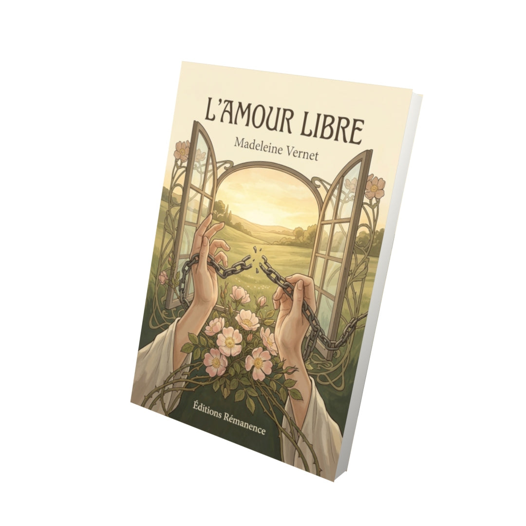 Livre L’Amour libre par Madeleine Vernet - Vue 3D - Editions Remanence