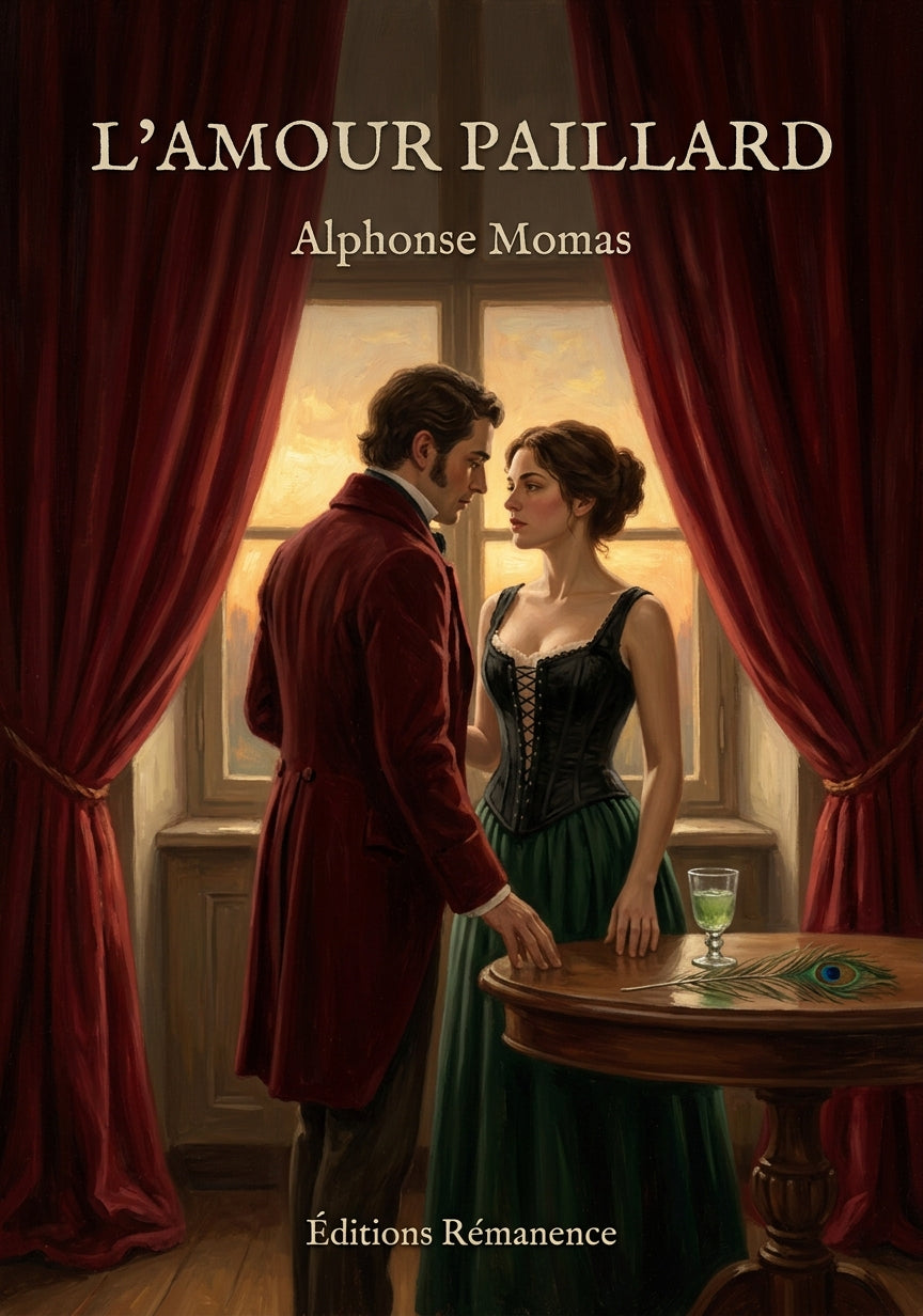 Livre L’Amour paillard par Alphonse Momas - Couverture - Editions Remanence