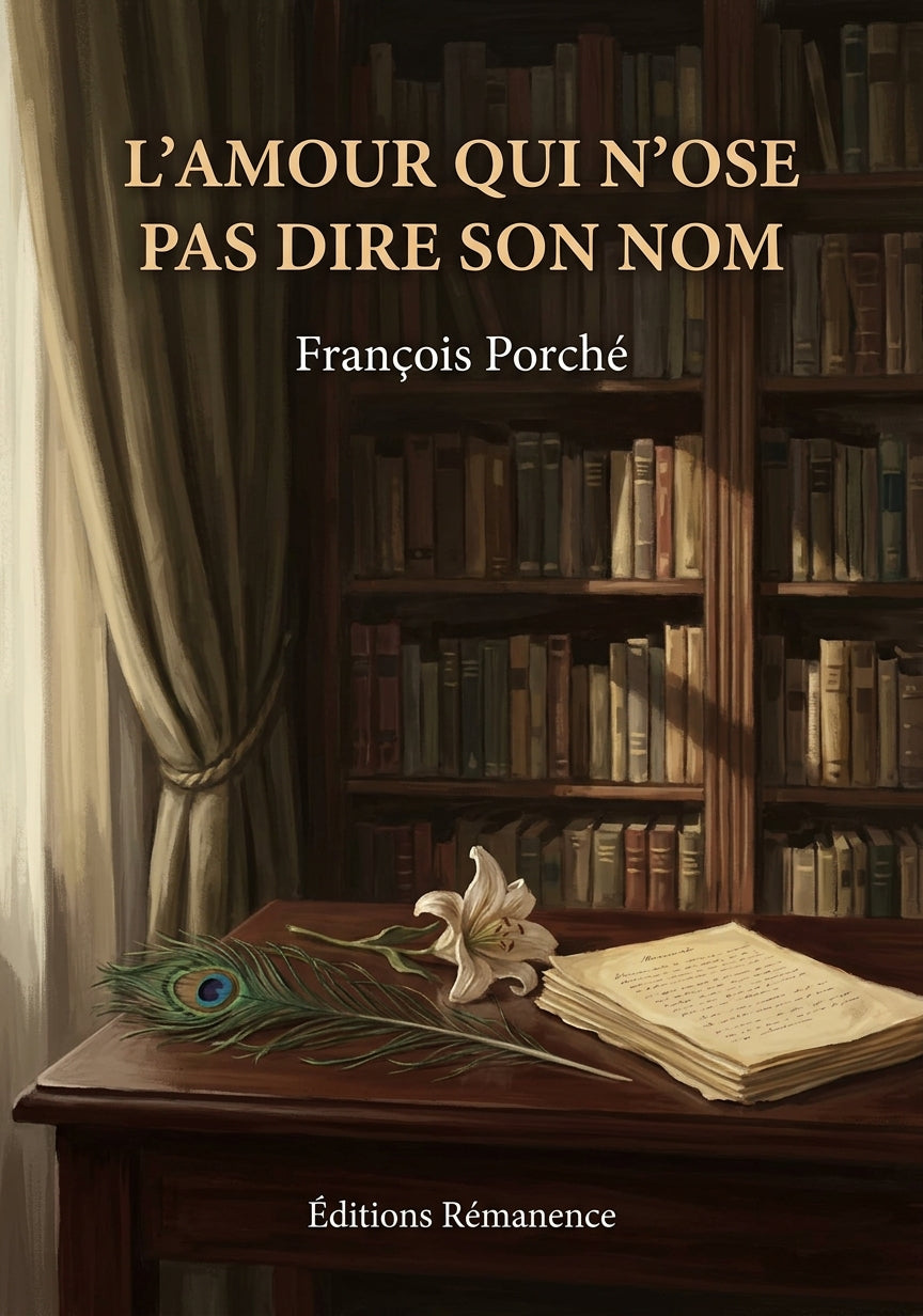 Livre L’Amour qui n’ose pas dire son nom par François Porché - Couverture - Editions Remanence