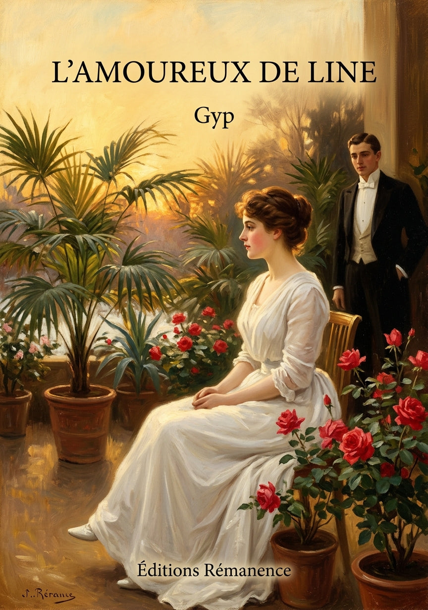 Livre L’Amoureux de Line par Gyp - Couverture - Editions Remanence