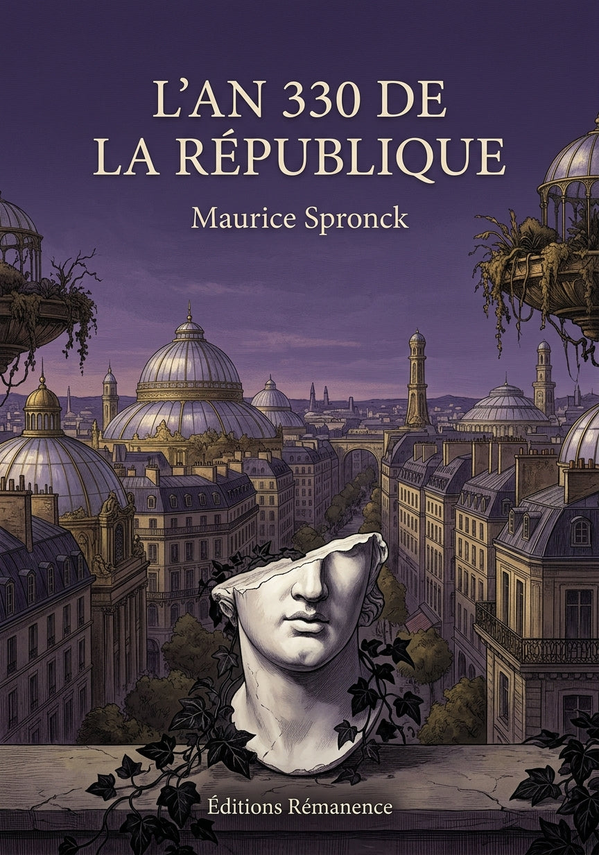 Livre L’An 330 de la République par Maurice Spronck - Couverture - Editions Remanence