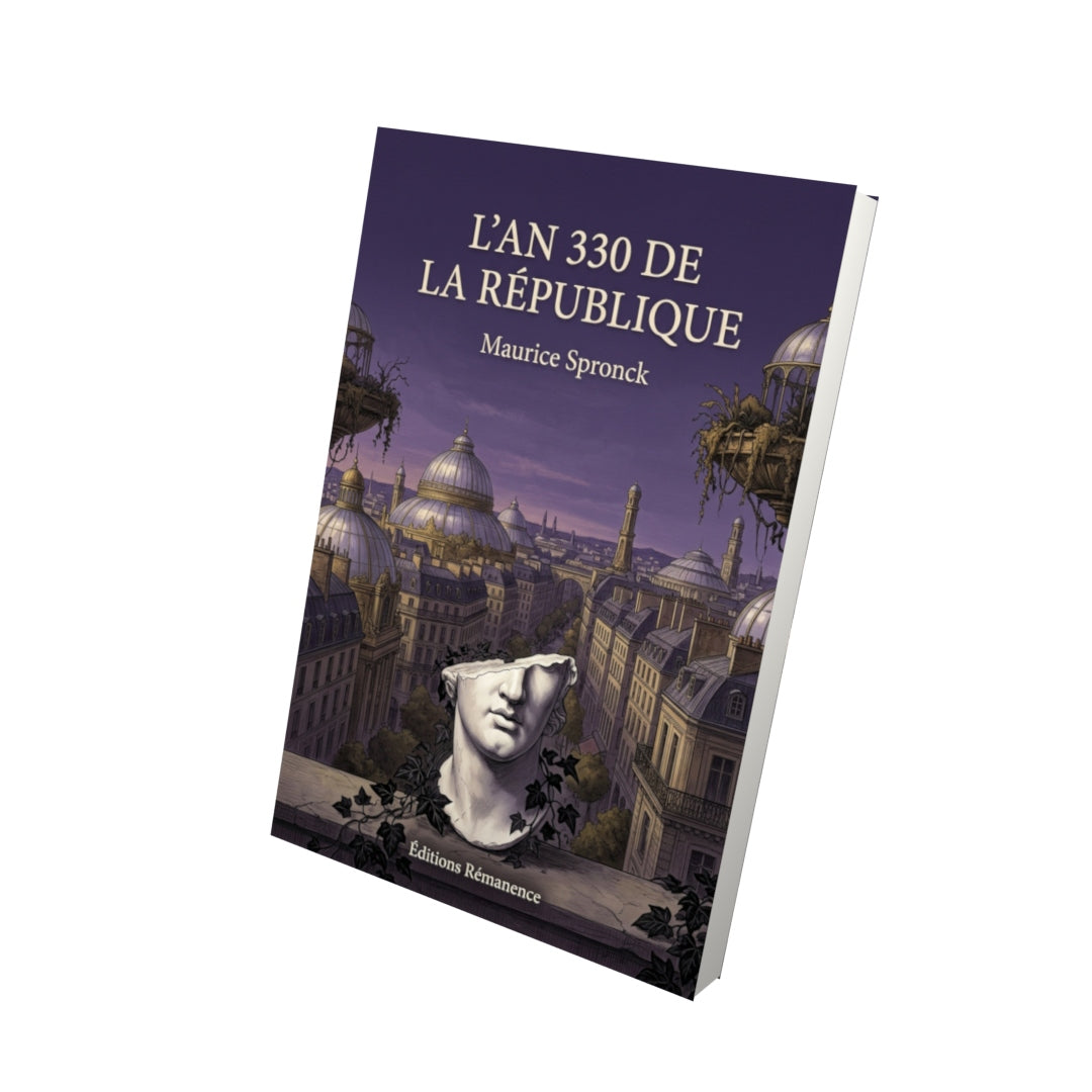 Livre L’An 330 de la République par Maurice Spronck - Vue 3D - Editions Remanence