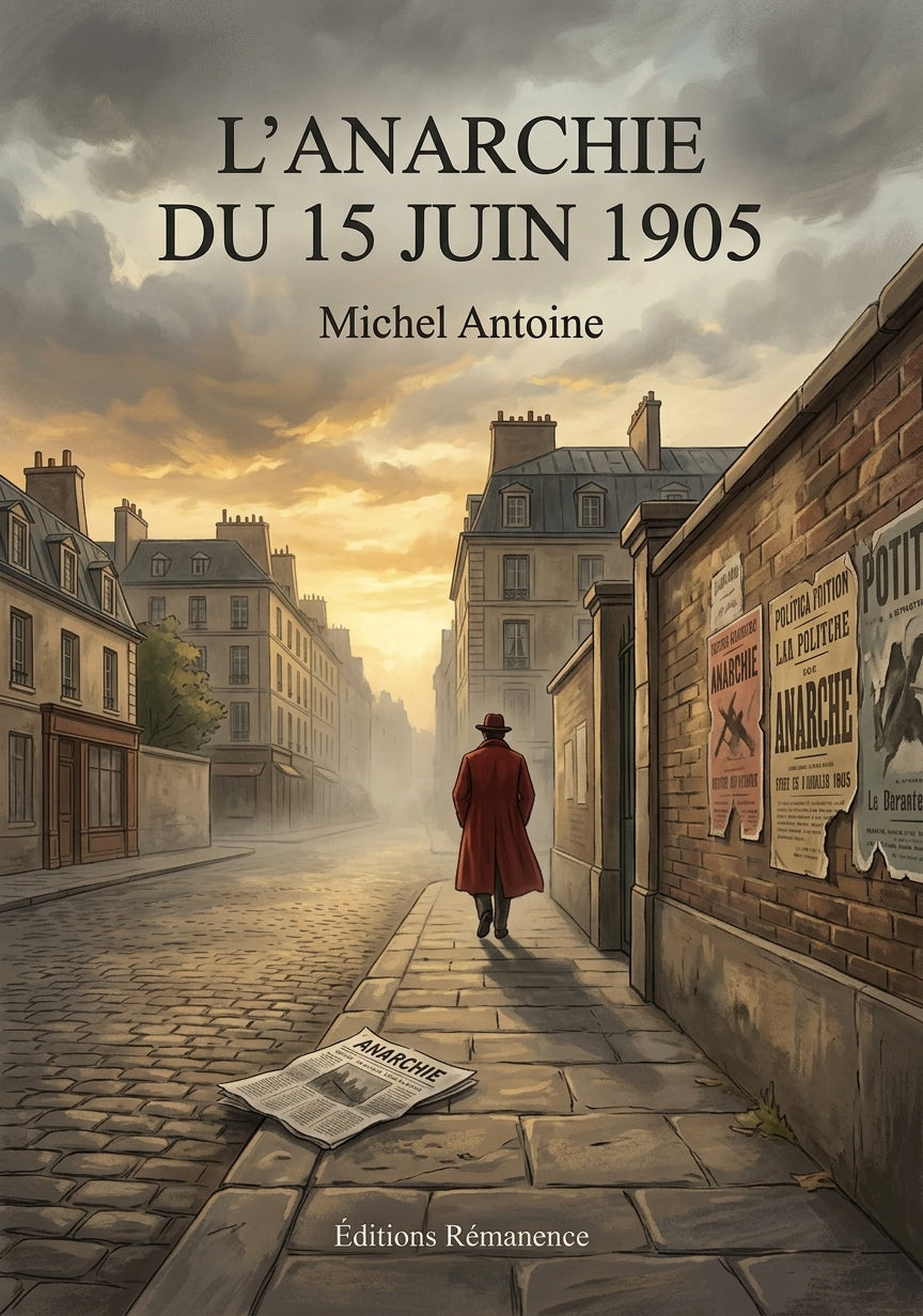 Livre L’Anarchie du 15 juin 1905 par Michel Antoine - Couverture - Editions Remanence