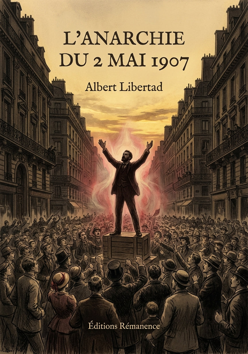 Livre L’Anarchie du 2 mai 1907 par Albert Libertad - Couverture - Editions Remanence