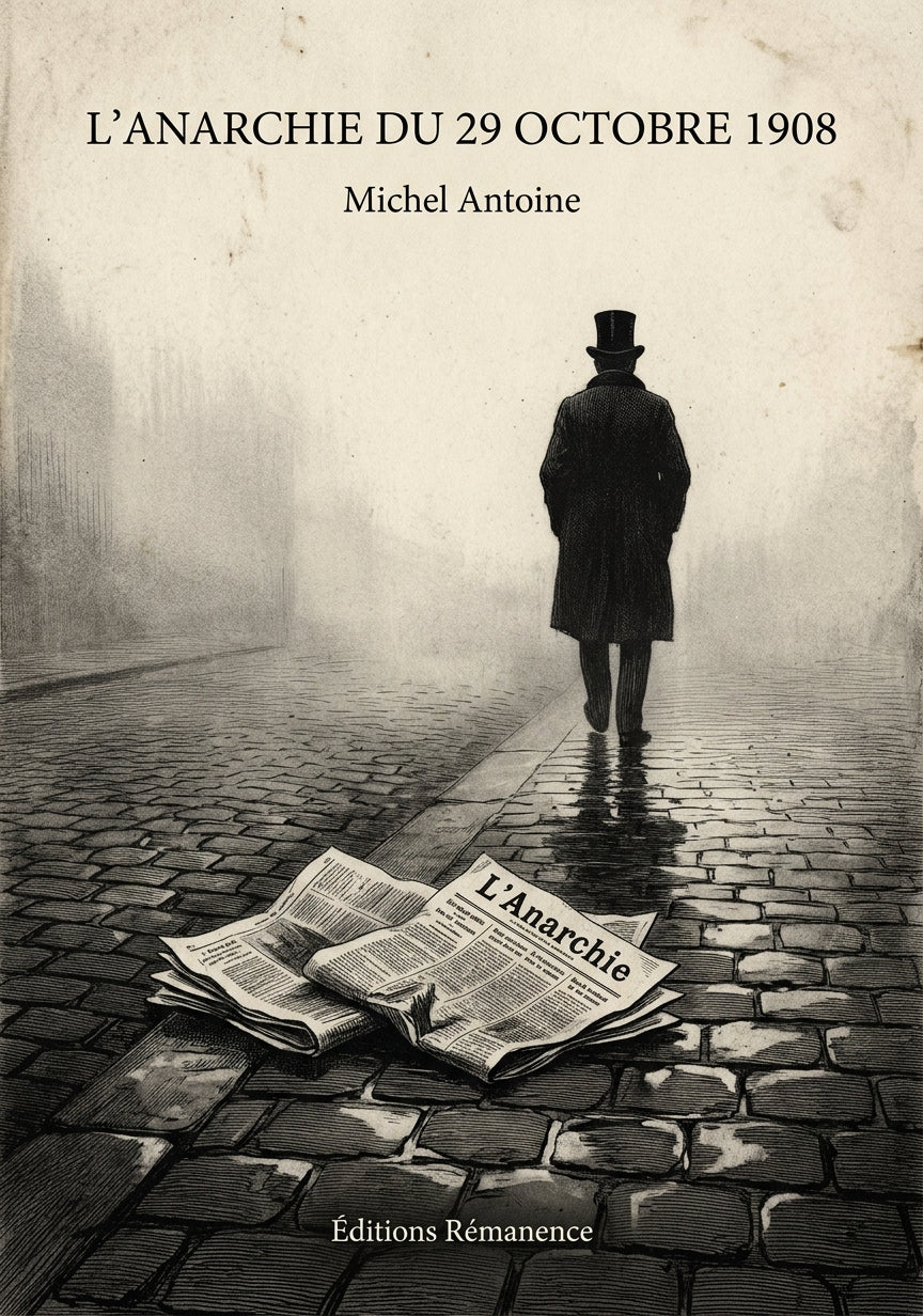 Livre L’Anarchie du 29 octobre 1908 par Michel Antoine - Couverture - Editions Remanence