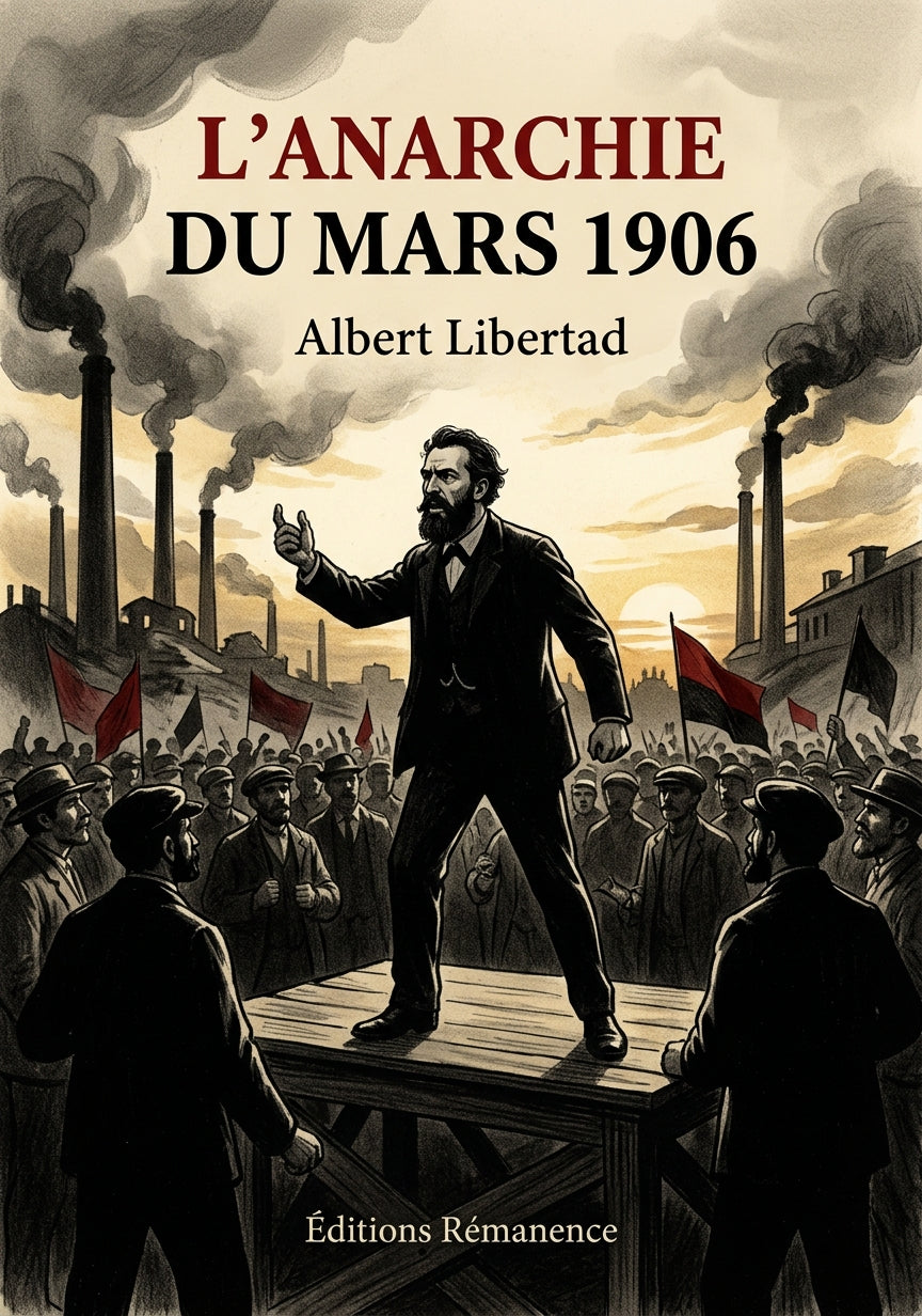 Livre L’Anarchie du mars 1906 par Albert Libertad - Couverture - Editions Remanence
