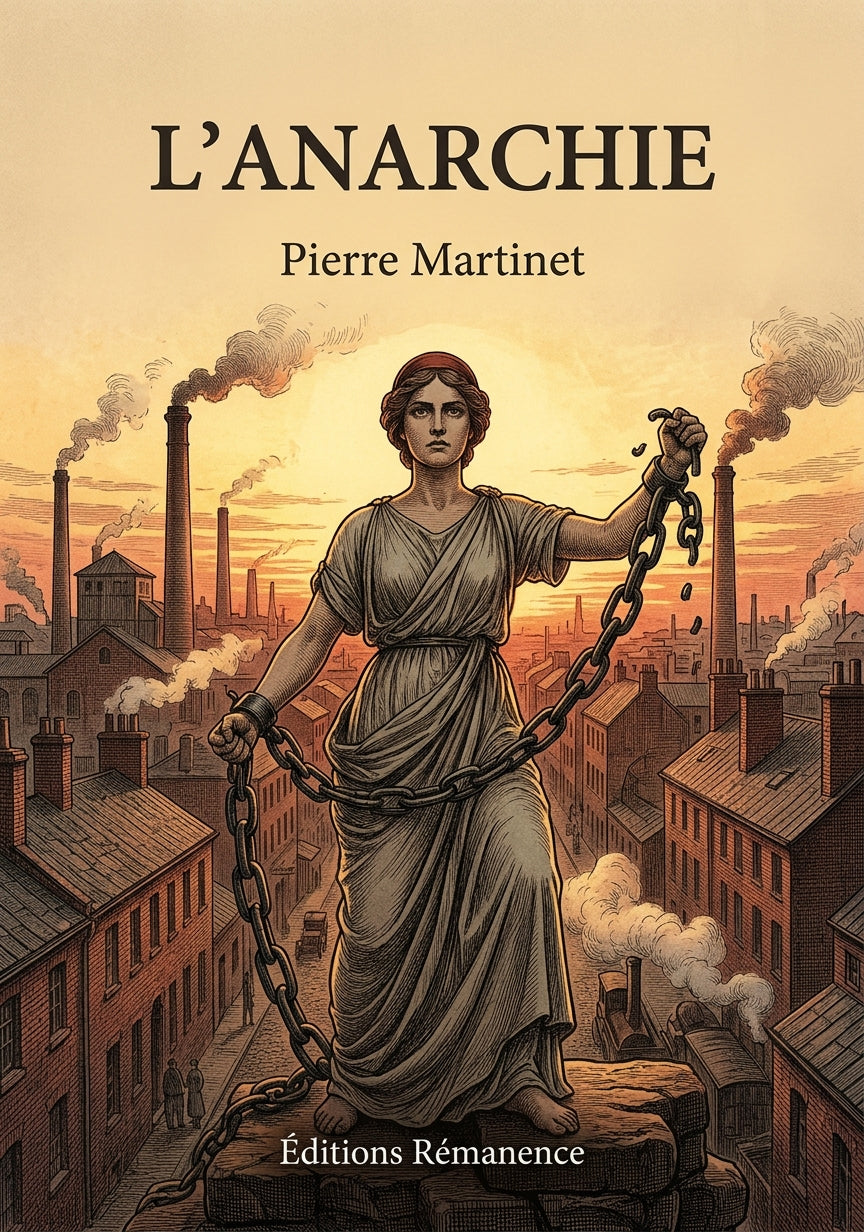 Livre L’Anarchie par Pierre Martinet - Couverture - Editions Remanence