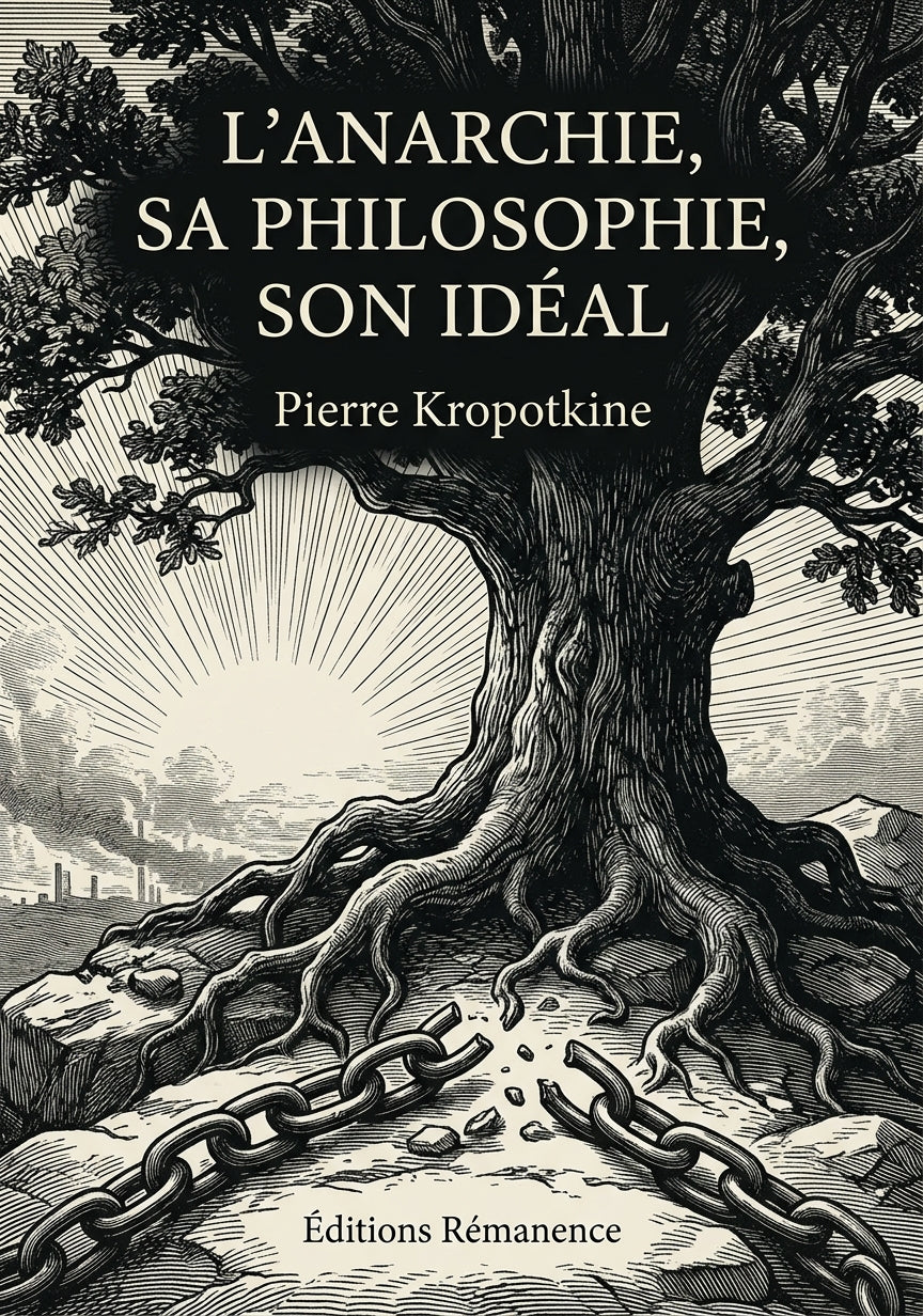 Livre L’Anarchie, sa philosophie, son idéal par Pierre Kropotkine - Couverture - Editions Remanence