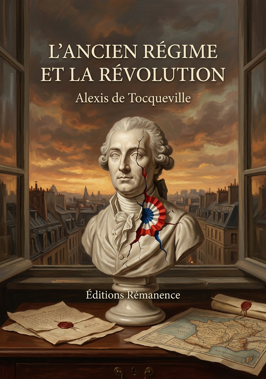 Livre L’Ancien Régime et la Révolution par Alexis de Tocqueville - Couverture - Editions Remanence
