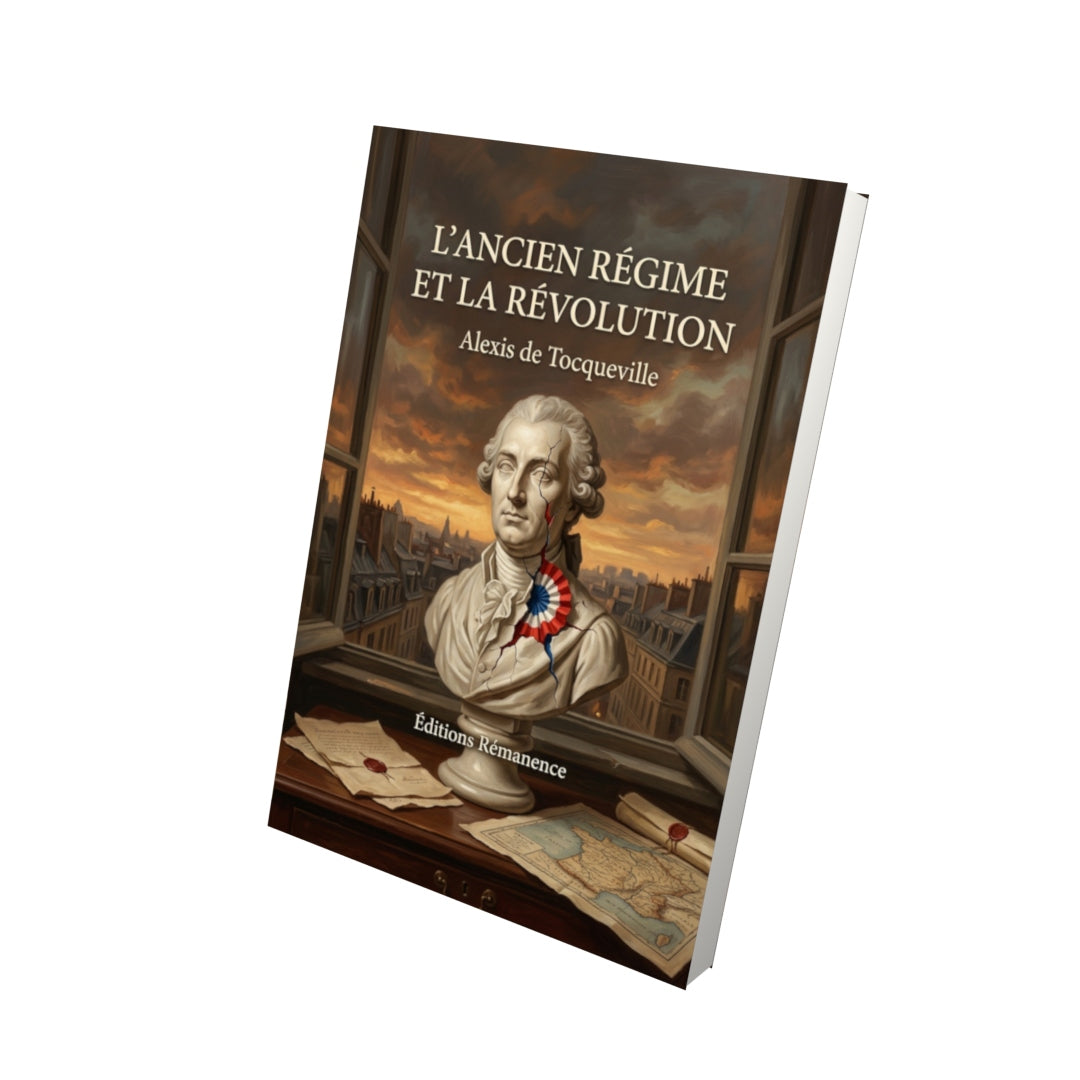 Livre L’Ancien Régime et la Révolution par Alexis de Tocqueville - Vue 3D - Editions Remanence