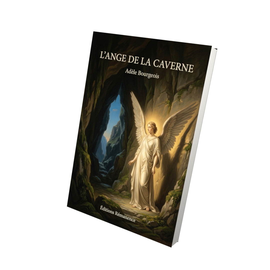 Livre L’ange de la caverne par Adèle Bourgeois - Vue 3D - Editions Remanence