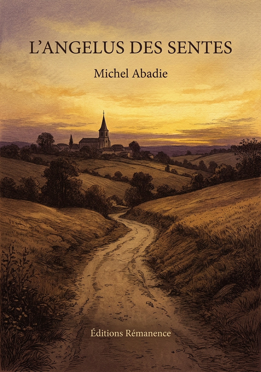 Livre L’Angelus des Sentes par Michel Abadie - Couverture - Editions Remanence