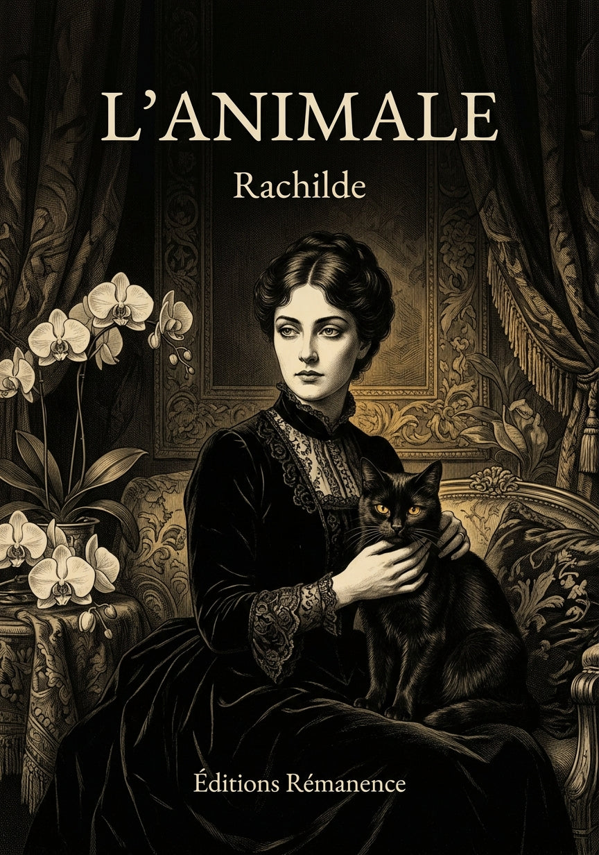 Livre L’Animale par Rachilde - Couverture - Editions Remanence