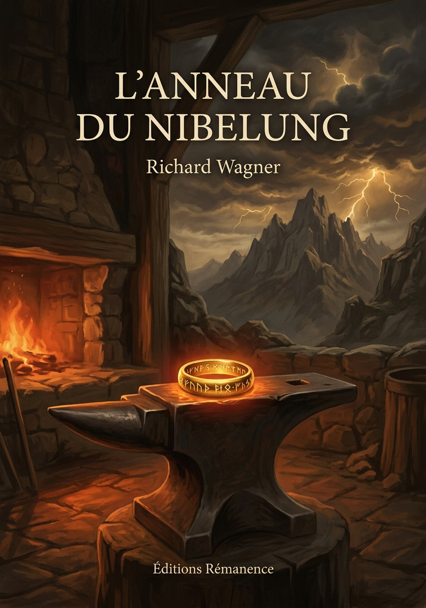 Livre L’Anneau du Nibelung par Richard Wagner - Couverture - Editions Remanence