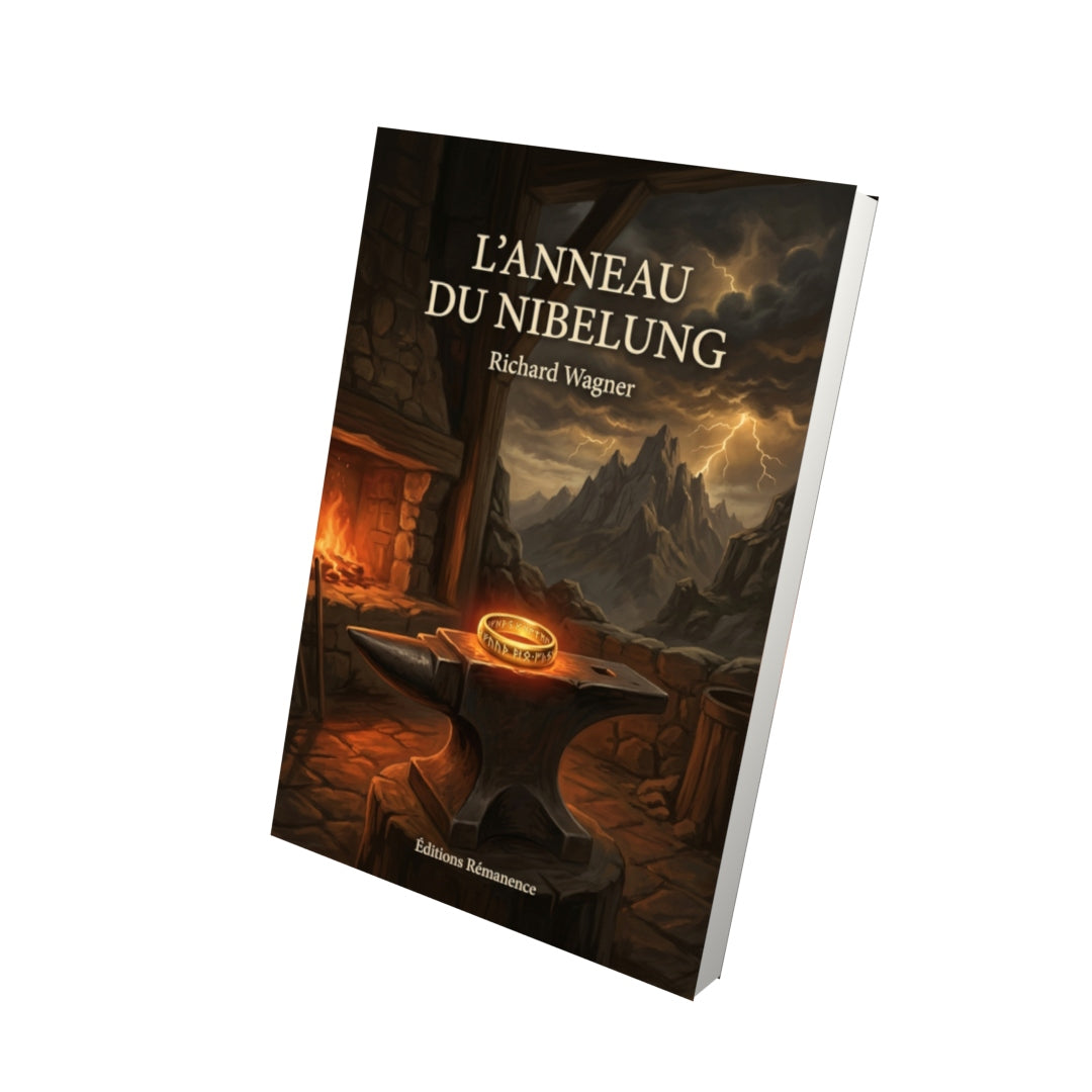 Livre L’Anneau du Nibelung par Richard Wagner - Vue 3D - Editions Remanence