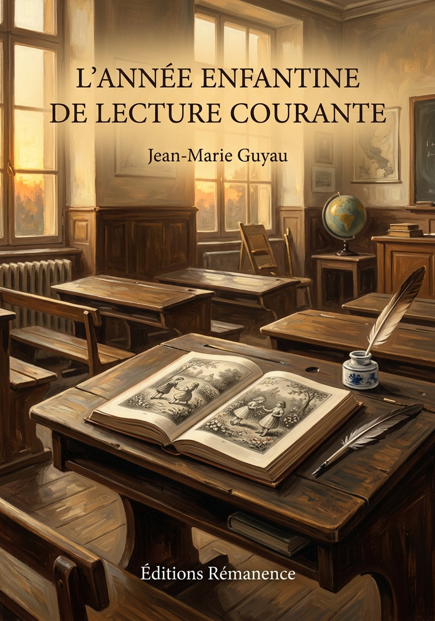 Livre L’Année enfantine de lecture courante par Jean-Marie Guyau - Couverture - Editions Remanence