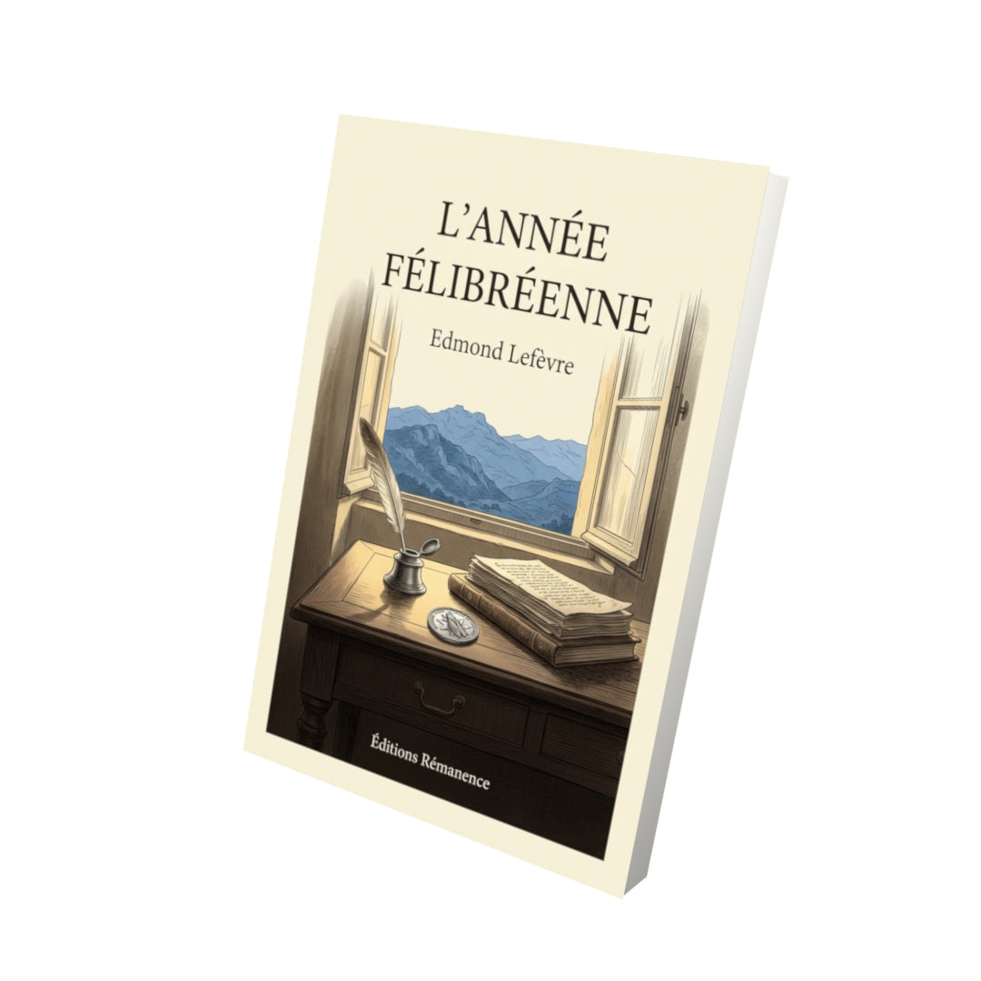 Livre L’Année félibréenne par Edmond Lefèvre - Vue 3D - Editions Remanence
