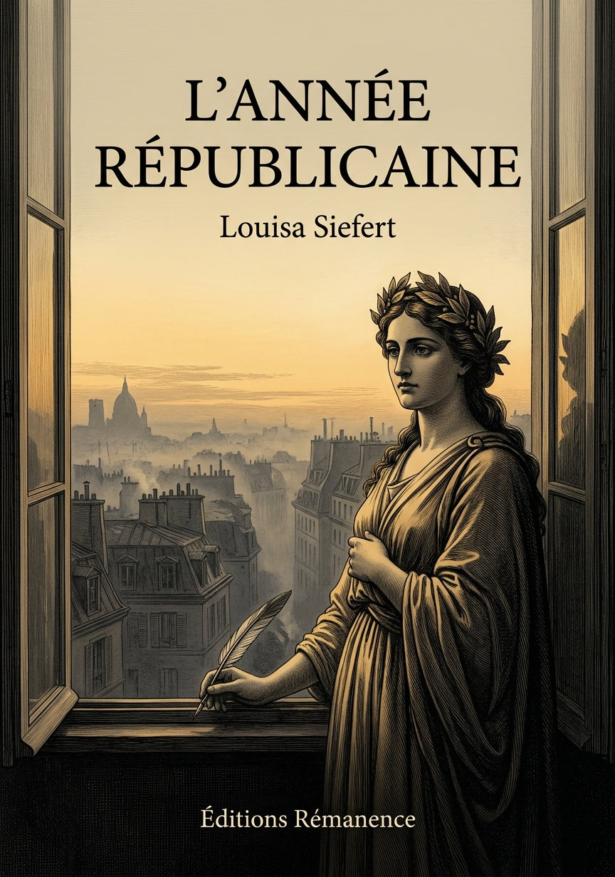 Livre L’Année républicaine par Louisa Siefert - Couverture - Editions Remanence