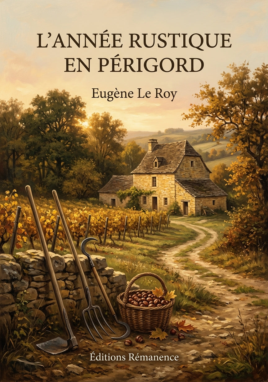 Livre L’Année rustique en Périgord par Eugène Le Roy - Couverture - Editions Remanence