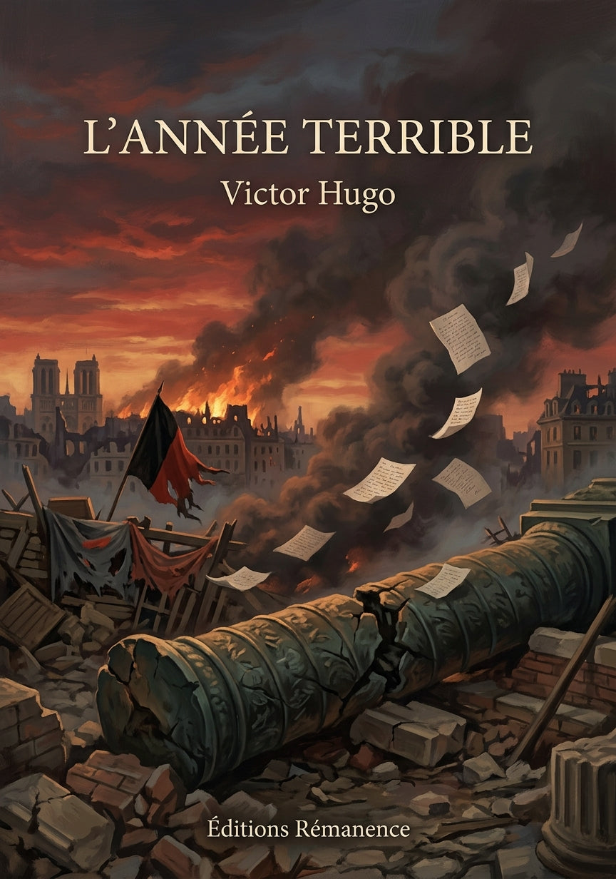 Livre L’Année terrible par Victor Hugo - Couverture - Editions Remanence