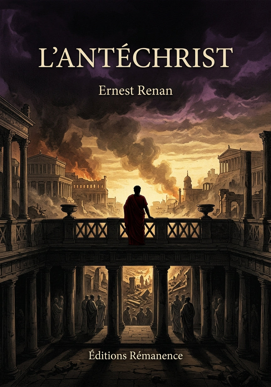 Livre L’Antéchrist par Ernest Renan - Couverture - Editions Remanence