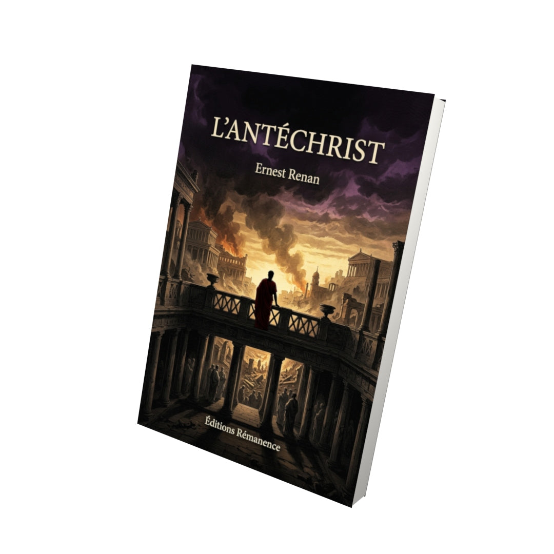 Livre L’Antéchrist par Ernest Renan - Vue 3D - Editions Remanence