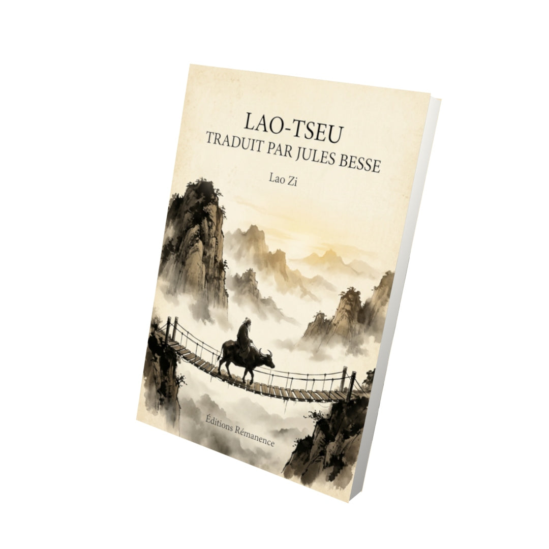 Livre Lao-tseu traduit par Jules Besse par Lao Zi - Vue 3D - Editions Remanence