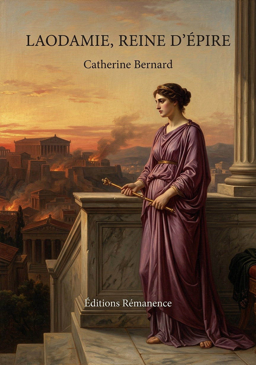 Livre Laodamie, reine d’Épire par Catherine Bernard - Couverture - Editions Remanence