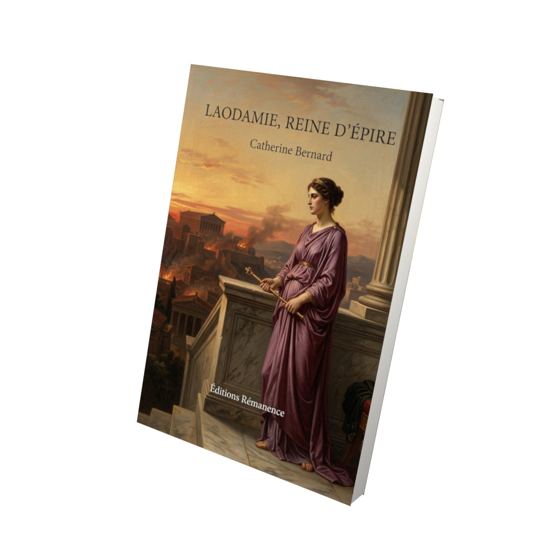 Livre Laodamie, reine d’Épire par Catherine Bernard - Vue 3D - Editions Remanence