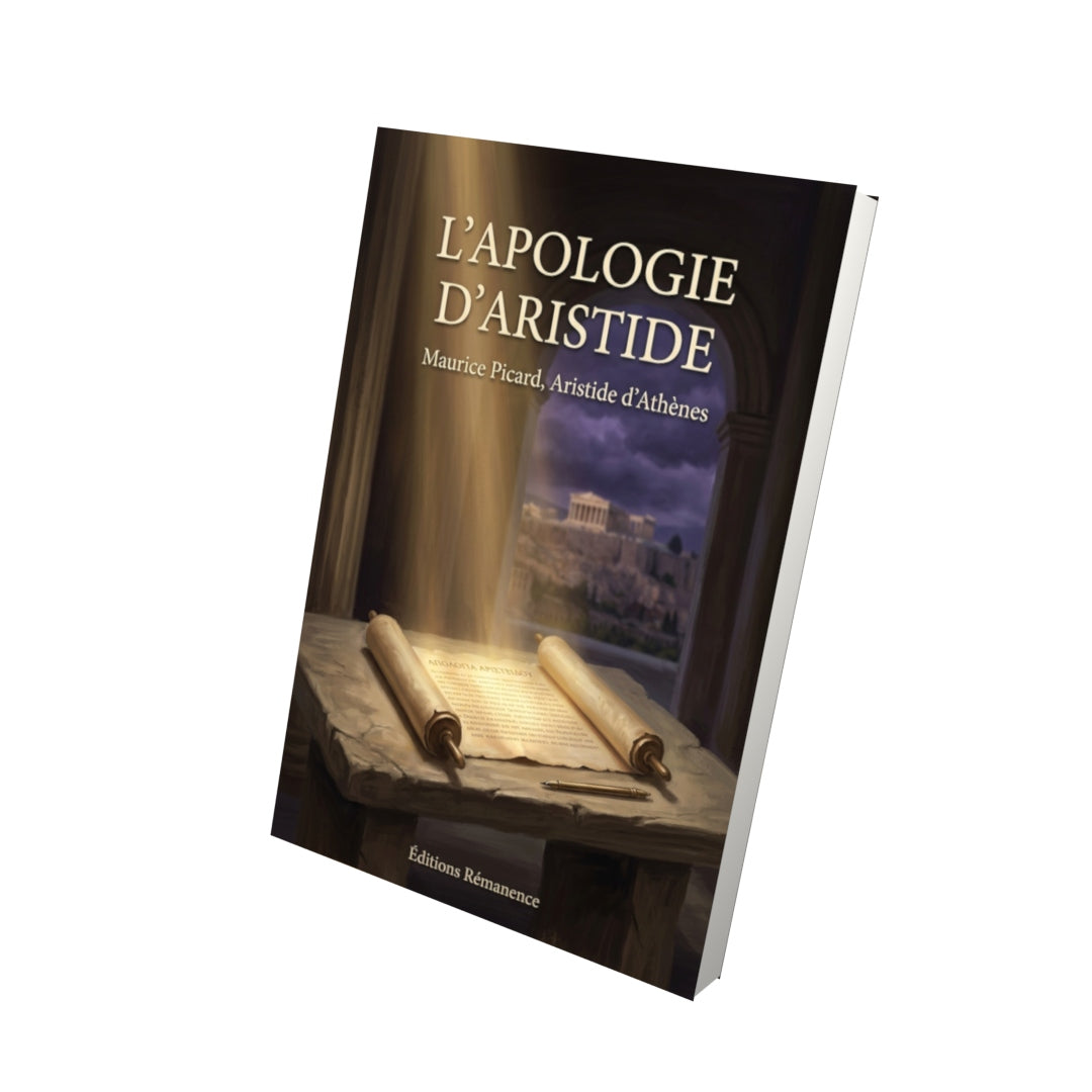 Livre L’Apologie d’Aristide par Maurice Picard, Aristide d’Athènes - Vue 3D - Editions Remanence