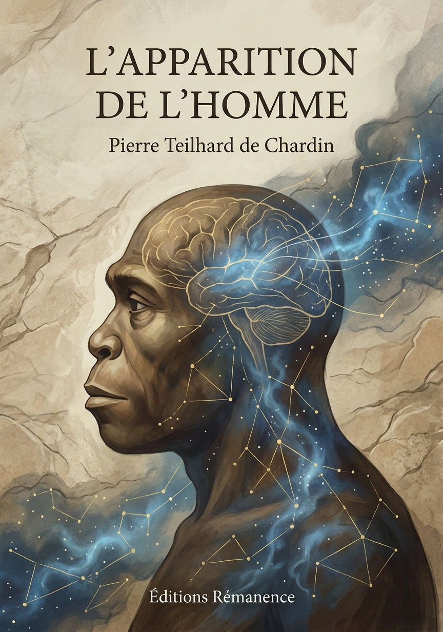 Livre L’Apparition de l’Homme par Pierre Teilhard de Chardin - Couverture - Editions Remanence