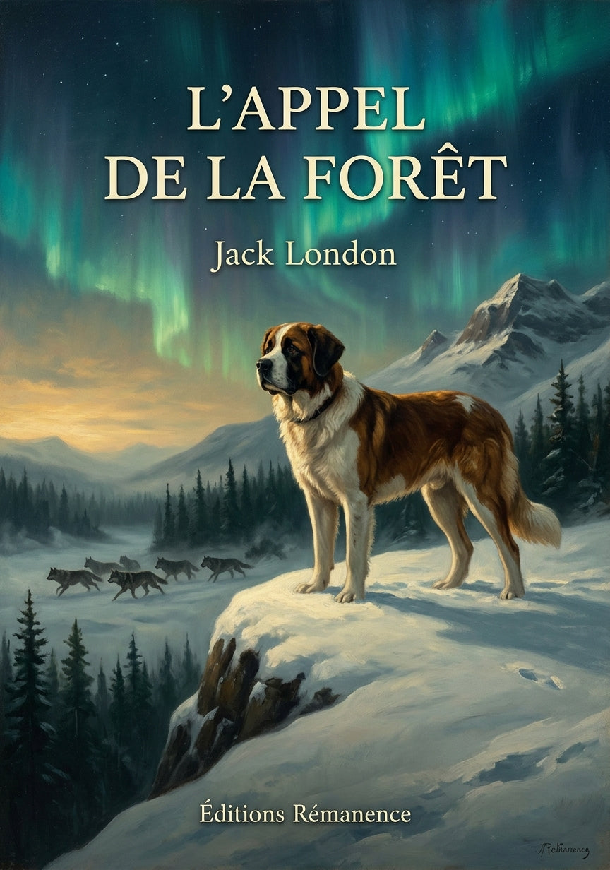 Livre L’Appel de la forêt par Jack London - Couverture - Editions Remanence