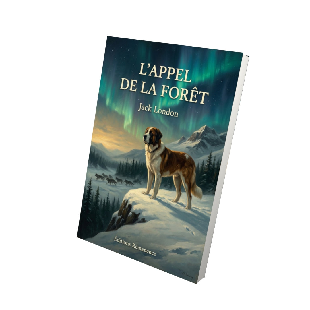 Livre L’Appel de la forêt par Jack London - Vue 3D - Editions Remanence