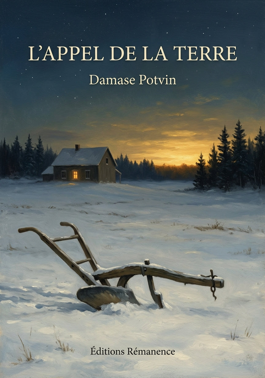 Livre L’appel de la terre par Damase Potvin - Couverture - Editions Remanence