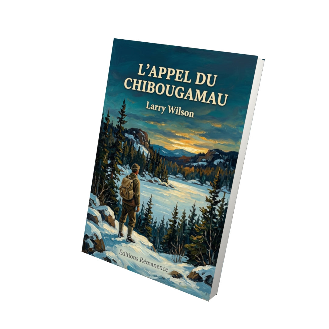 Livre L’Appel du Chibougamau par Larry Wilson - Vue 3D - Editions Remanence