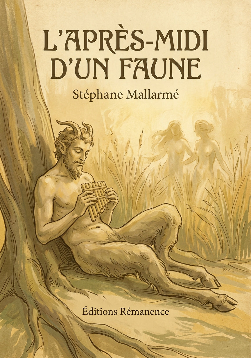 Livre L’Après-Midi d’un faune par Stéphane Mallarmé - Couverture - Editions Remanence