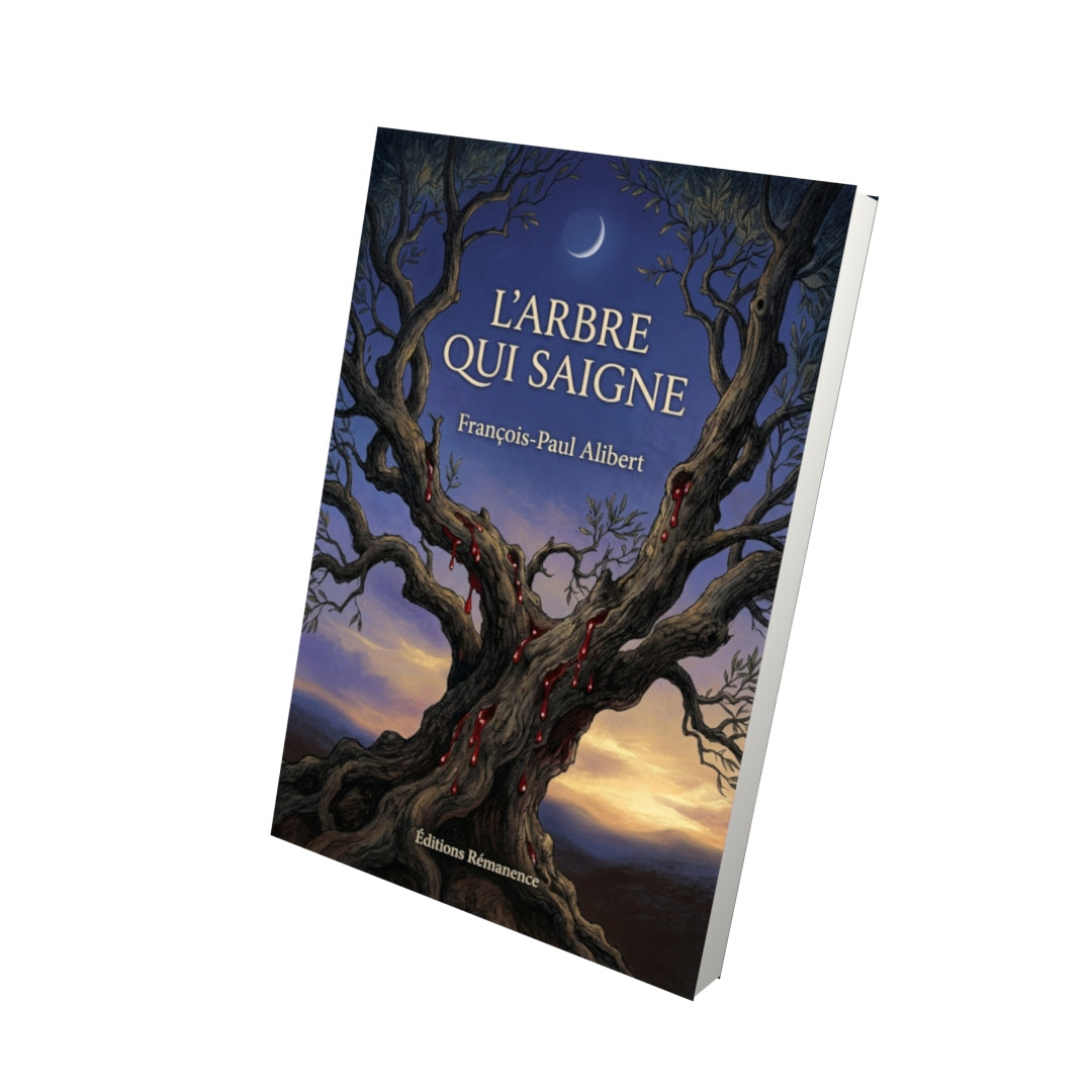 Livre L’Arbre qui saigne par François-Paul Alibert - Vue 3D - Editions Remanence