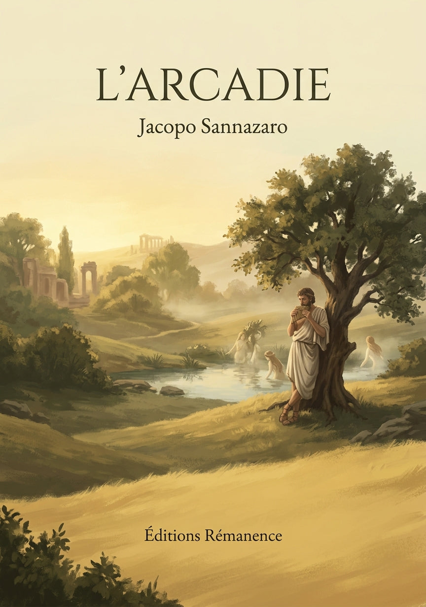 Livre L’Arcadie par Jacopo Sannazaro - Couverture - Editions Remanence