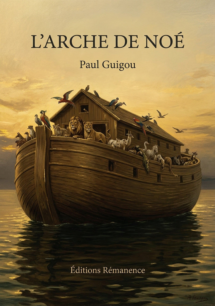 Livre L’Arche de Noé par Paul Guigou - Couverture - Editions Remanence