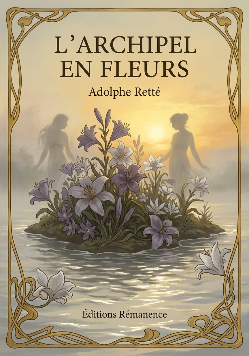 Livre L’Archipel en fleurs par Adolphe Retté - Couverture - Editions Remanence
