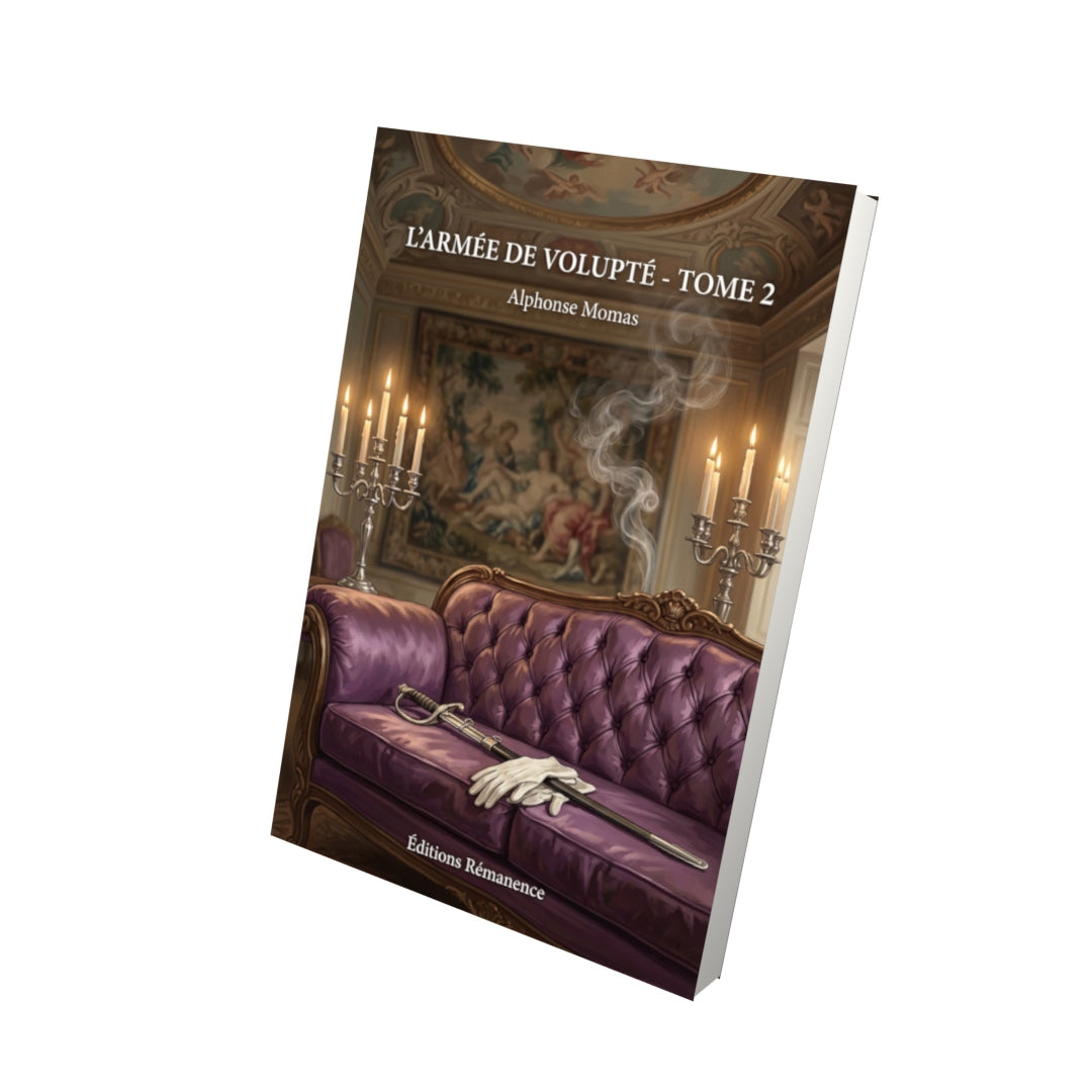 Livre L’Armée de volupté - Tome 2 par Alphonse Momas - Vue 3D - Editions Remanence