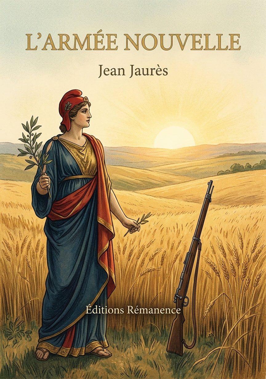 Livre L’Armée nouvelle par Jean Jaurès - Couverture - Editions Remanence