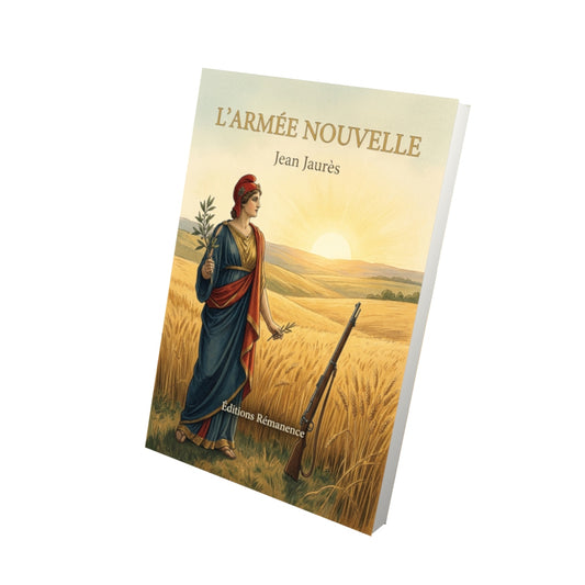 Livre L’Armée nouvelle par Jean Jaurès - Vue 3D - Editions Remanence