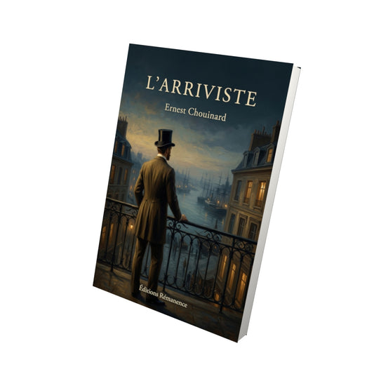 Livre L’arriviste par Ernest Chouinard - Vue 3D - Editions Remanence