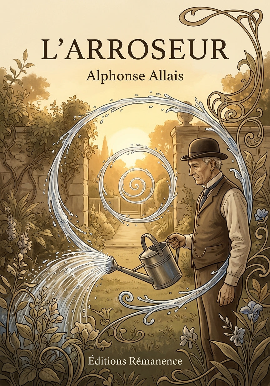 Livre L’Arroseur par Alphonse Allais - Couverture - Editions Remanence