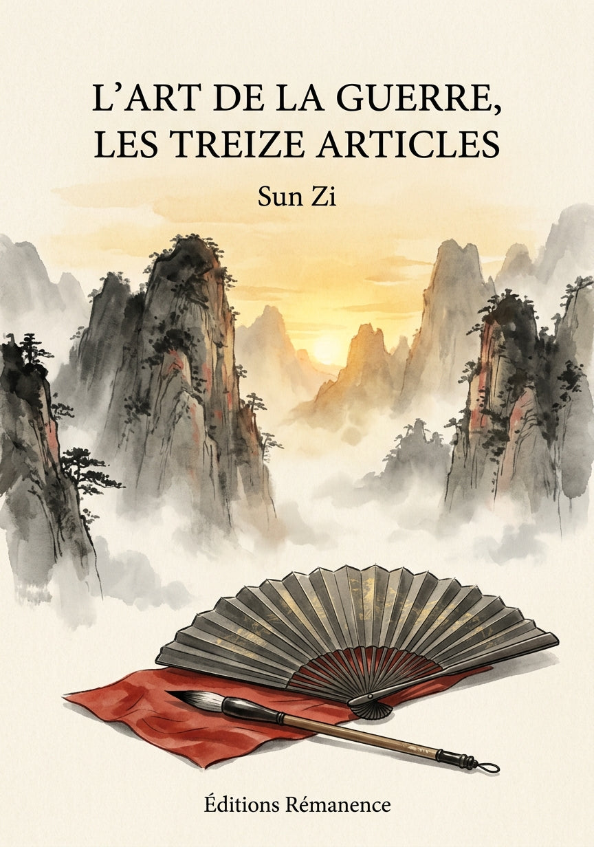 Livre L’Art de la guerre, les treize articles par Sun Zi - Couverture - Editions Remanence