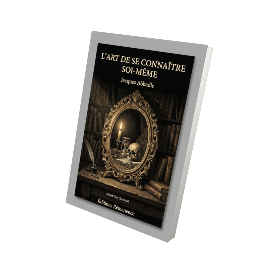Livre L’Art de se connaître soi-même - Jacques Abbadie - Vue 3D - Editions Remanence