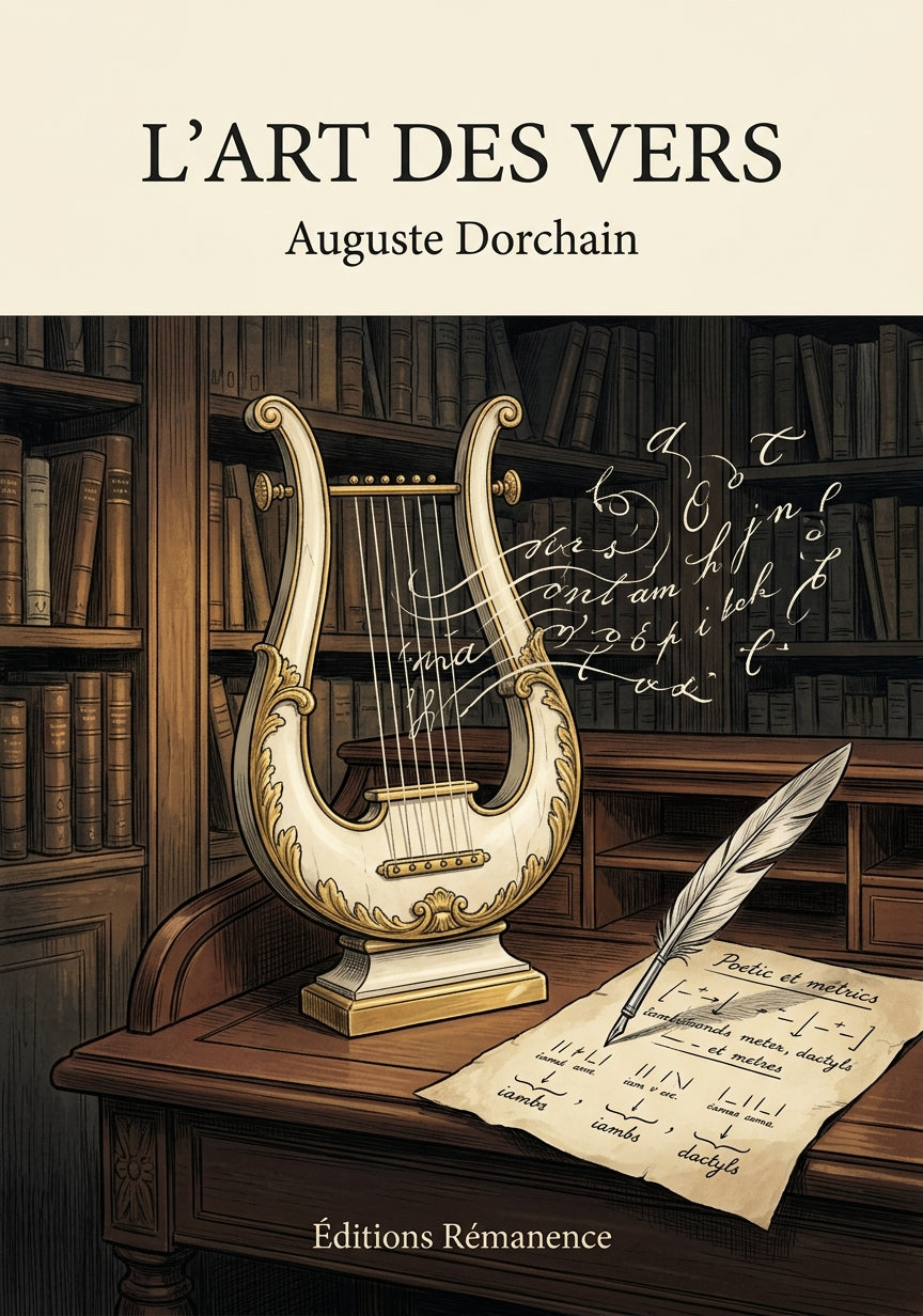 Livre L’Art des vers par Auguste Dorchain - Couverture - Editions Remanence