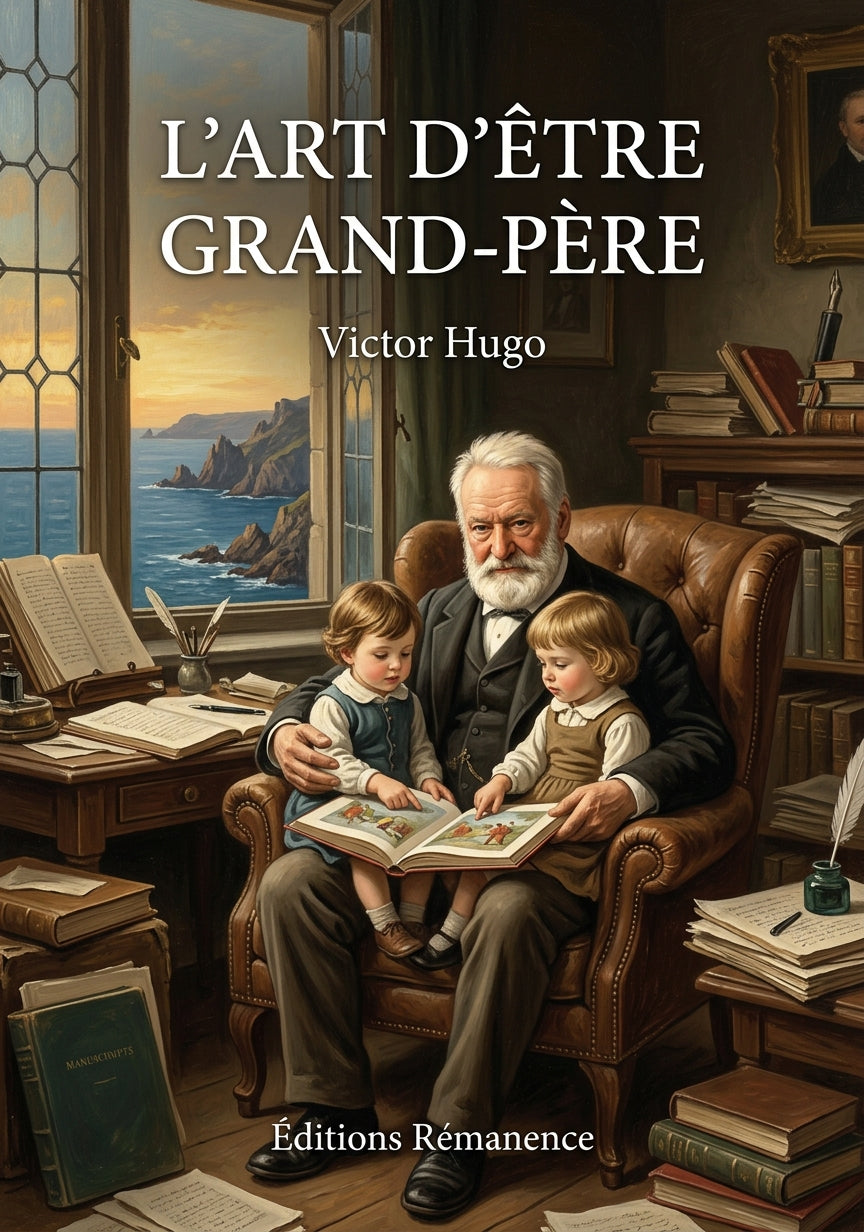 Livre L’Art d’être grand-père par Victor Hugo - Couverture - Editions Remanence